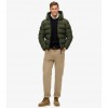 SUPERDRY Hooded Sports Puffer Jacket GREEN