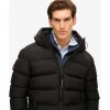 SUPERDRY Hooded Sports Puffer Jacket BLACK