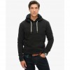 SUPERDRY Embossed Graphic Hoodie BLACK