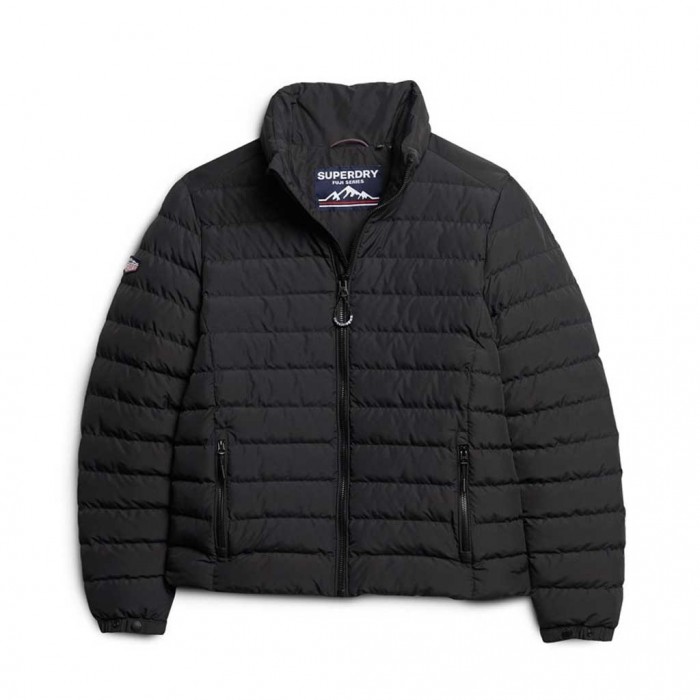 SUPERDRY Fuji Embroidered Padded Jacket BLACK 1