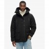 SUPERDRY Hooded Ultimate Embroidered SD Windbreaker Jacket BLACK