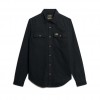 SUPERDRY Trailsman Relaxed Fit Overshirt JET BLACK