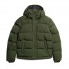 SUPERDRY Everest Short Hooded Puffer Jacket GREEN