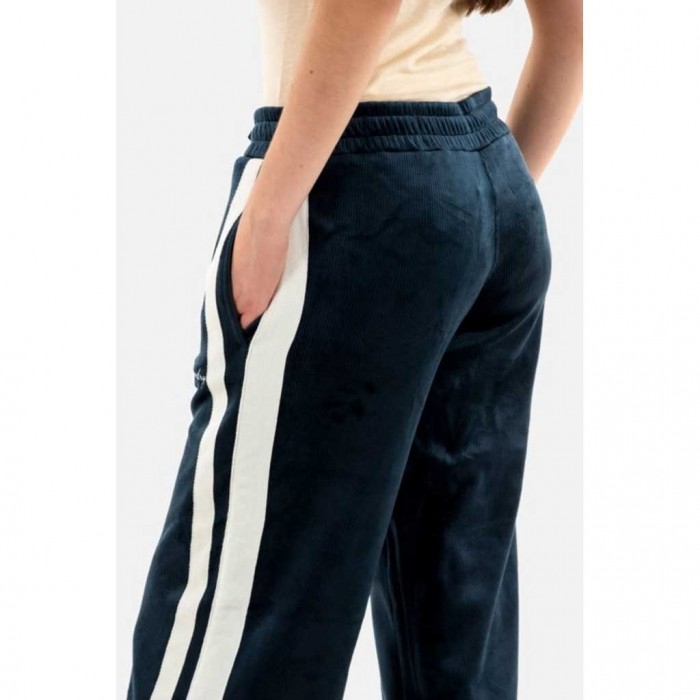 SUPERDRY WOMAN CLUB VELOUR JOGGER BLUE