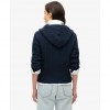 SUPERDRY Cable Knit Zip Up Hoodie BLUE