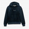 SUPERDRY Country Club Velour Loose Hoodie BLUE