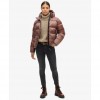 SUPERDRY Hooded Luxe Sports Puffer Jacket SPICE BROWN