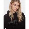 SUPERDRY Luxe Women's Hooded Sweatshirt Black