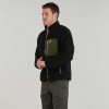 SUPERDRY Polar Men's Fleece Cardigan Black SUPERDRY Polar Men's Fleece Cardigan Black