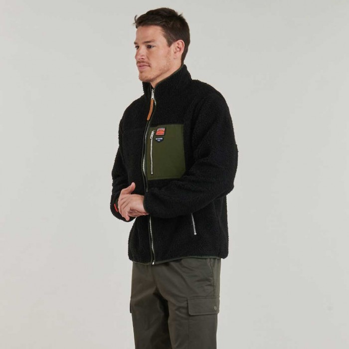 SUPERDRY Polar Men's Fleece Cardigan Black