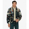 SUPERDRY Ovin Sweatshirt Fleece with Hood Lichen Print SUPERDRY Ovin Sweatshirt Fleece with Hood Lichen Print
