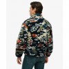 SUPERDRY Ovin Sweatshirt Fleece with Hood Lichen Print SUPERDRY Ovin Sweatshirt Fleece with Hood Lichen Print