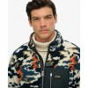 SUPERDRY Ovin Sweatshirt Fleece with Hood Lichen Print SUPERDRY Ovin Sweatshirt Fleece with Hood Lichen Print
