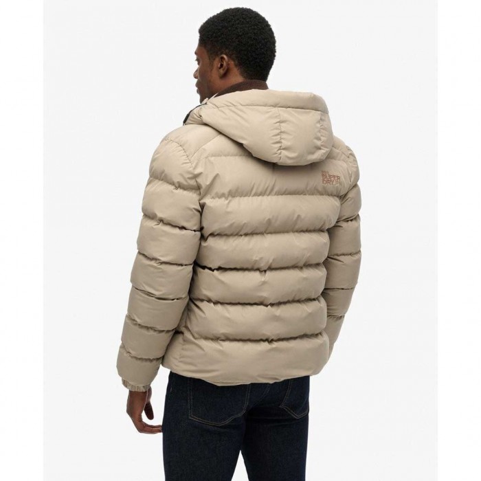 SUPERDRY MAN Winter Jacket Puffer Twig Beige