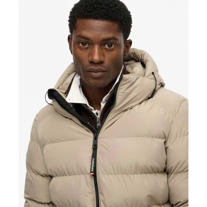 SUPERDRY MAN Winter Jacket Puffer Twig Beige