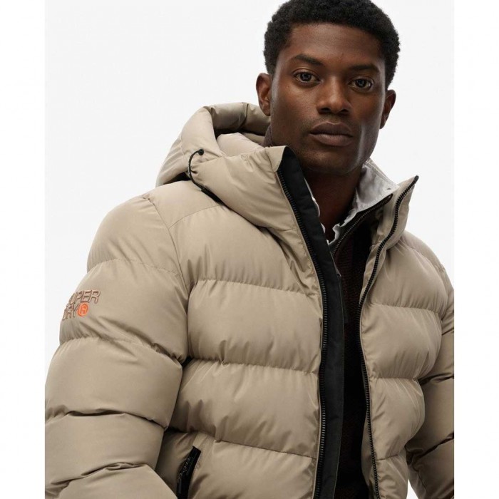 SUPERDRY MAN Winter Jacket Puffer Twig Beige