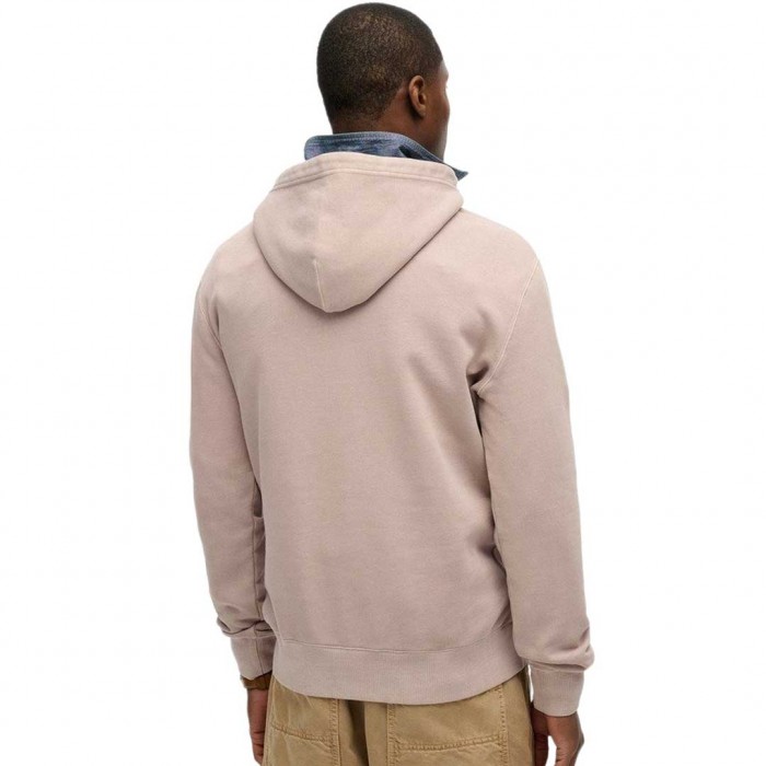 SUPERDRY MAN MICRO LOGO HOODIE BEIGE