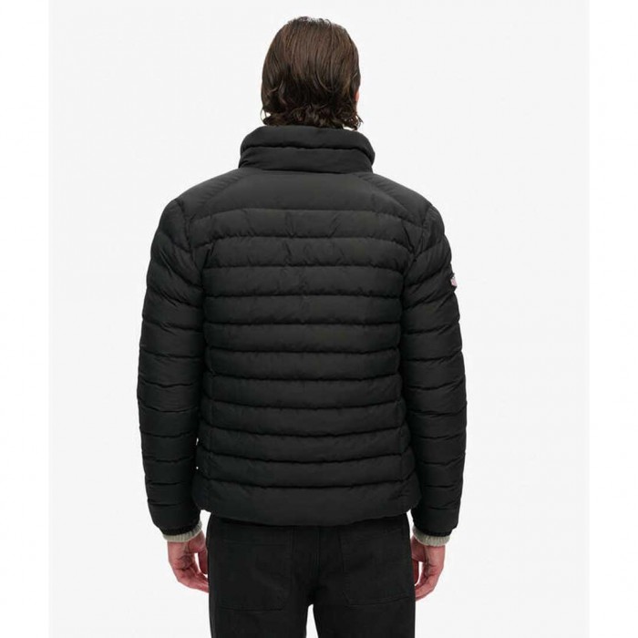 SUPERDRY Fuji Print Padded BLACK
