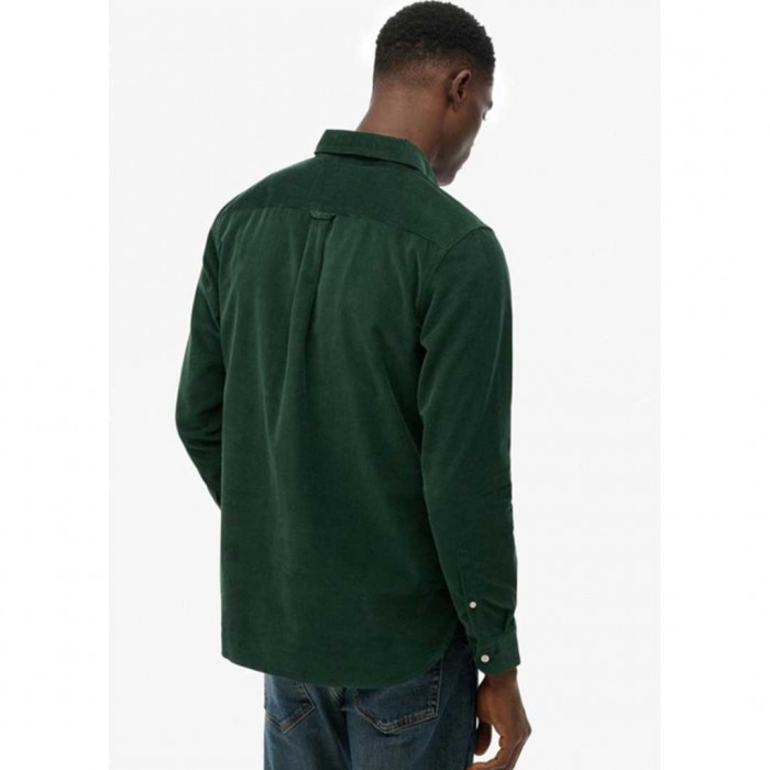 SUPERDRY Classic Needle Cord Shirt GREEN