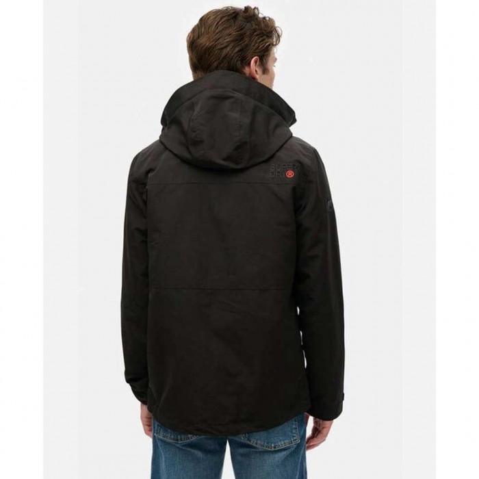 SUPERDRY Hooded Ultimate Embroidered JACKET BLACK