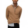 SUPERDRY MAN HALF ZIP PULLOVER CAMEL SUPERDRY MAN HALF ZIP PULLOVER CAMEL
