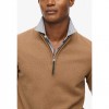SUPERDRY MAN HALF ZIP PULLOVER CAMEL SUPERDRY MAN HALF ZIP PULLOVER CAMEL