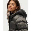 SUPERDRY Luxe Sports Hooded Jacket BLACK SUPERDRY Luxe Sports Hooded Jacket BLACK