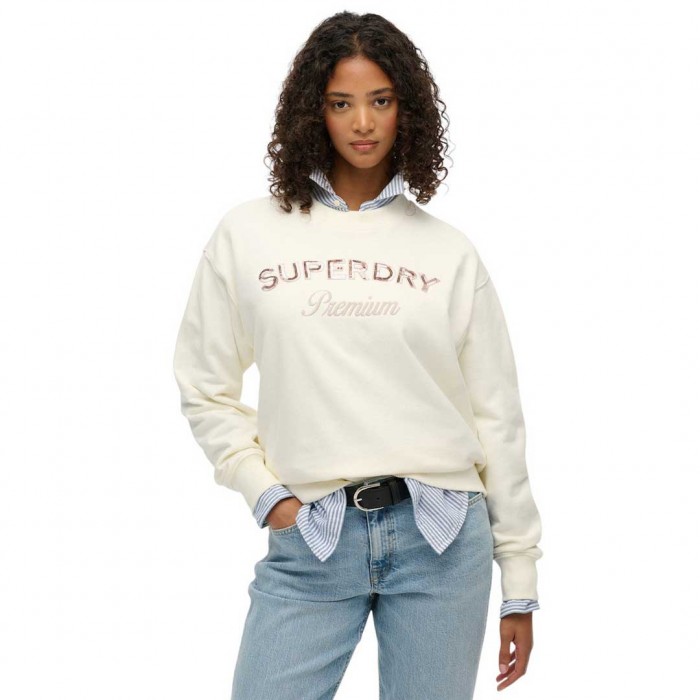 SUPERDRY Ovin Women's Sweatshirt White