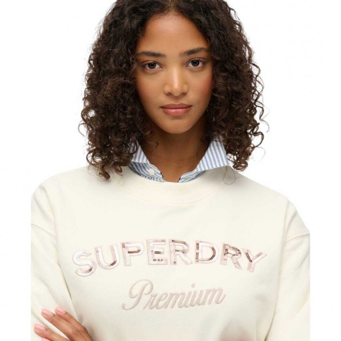 SUPERDRY Ovin Women's Sweatshirt White