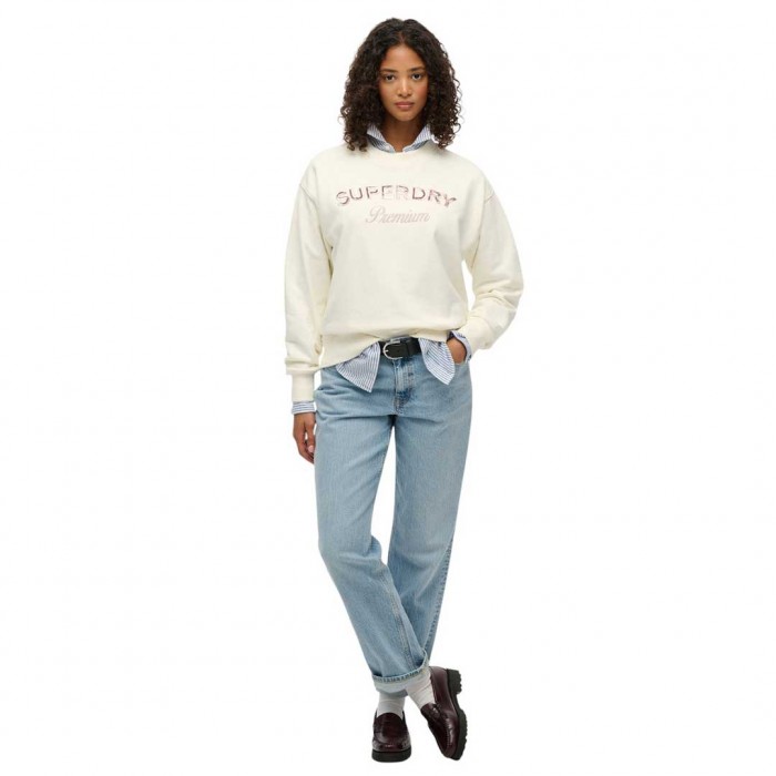 SUPERDRY Ovin Women's Sweatshirt White