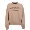 SUPERDRY Ovin Women's Sweatshirt CARBON BROWN SUPERDRY Ovin Women's Sweatshirt CARBON BROWN