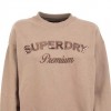 SUPERDRY Ovin Women's Sweatshirt CARBON BROWN SUPERDRY Ovin Women's Sweatshirt CARBON BROWN