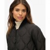 SUPERDRY WOMAN LONG JACKET BLACK SUPERDRY WOMAN LONG JACKET BLACK