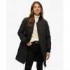 SUPERDRY WOMAN LONG JACKET BLACK SUPERDRY WOMAN LONG JACKET BLACK