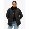 SUPERDRY Corduroy Trimmed Liner Jacket BLACK SUPERDRY Corduroy Trimmed Liner Jacket BLACK