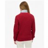 SUPERDRY WOMEN Loose twisted jumper BORDO SUPERDRY WOMEN Loose twisted jumper BORDO