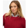 SUPERDRY WOMEN Loose twisted jumper BORDO SUPERDRY WOMEN Loose twisted jumper BORDO