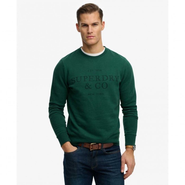 SUPERDRY 1954 Company Relaxed Sweatshirt GREEN