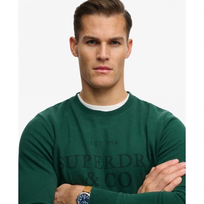SUPERDRY 1954 Company Relaxed Sweatshirt GREEN
