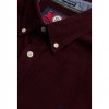 SUPERDRY MAN CORD SHIRT BORDO