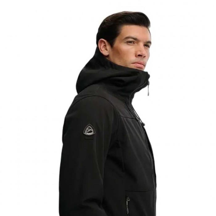 SUPERDRY Hooded Soft Shell Trekker BLACK