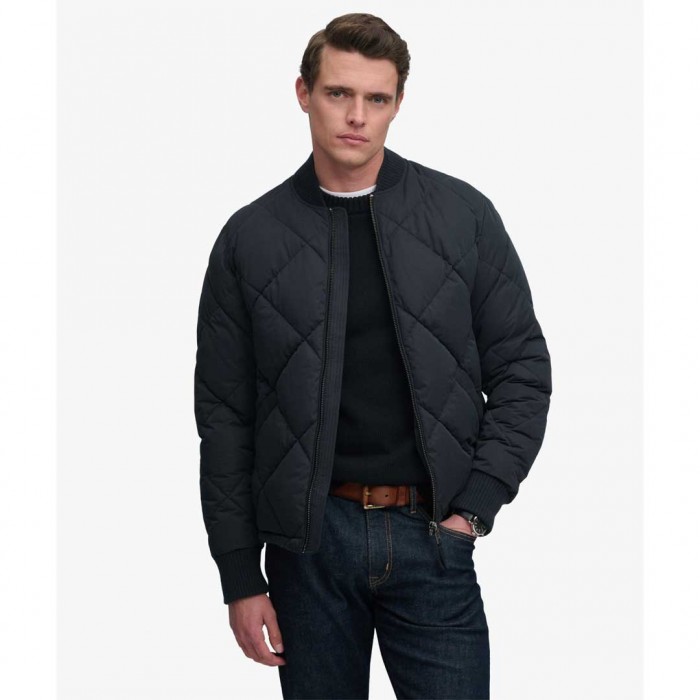SUPERDRY Diamond Quilt Jacket DARK BLUE