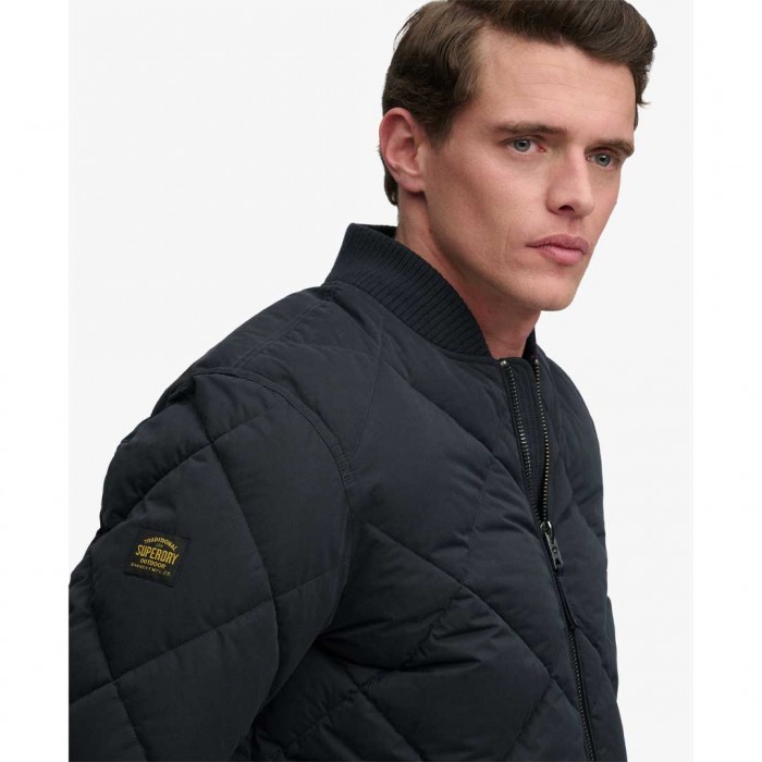 SUPERDRY Diamond Quilt Jacket DARK BLUE