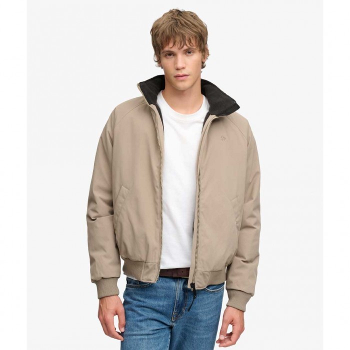 SUPERDRY MAN City Fleece Lined Jacket BEIGE