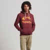 SUPERDRY Vintage Core Logo Great Outdoors Hoodie RED