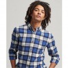 SUPERDRY Organic Cotton Vintage Lumberjack Shirt BLUE