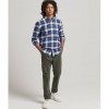 SUPERDRY Organic Cotton Vintage Lumberjack Shirt BLUE