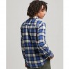 SUPERDRY Organic Cotton Vintage Lumberjack Shirt BLUE