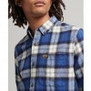 SUPERDRY Organic Cotton Vintage Lumberjack Shirt BLUE