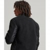 SUPERDRY Vintage Sherpa Zip Through Jacket BLACK